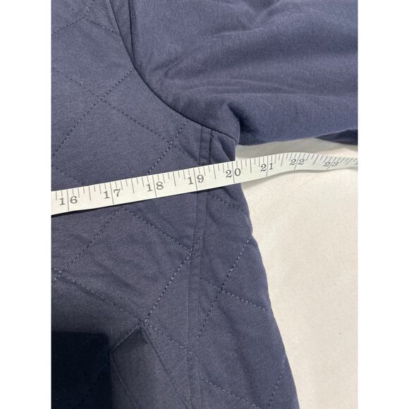 Good Man Brand Navy Blue Quilted Bomber Jacket Men's Size Small - Picture 3 of 9